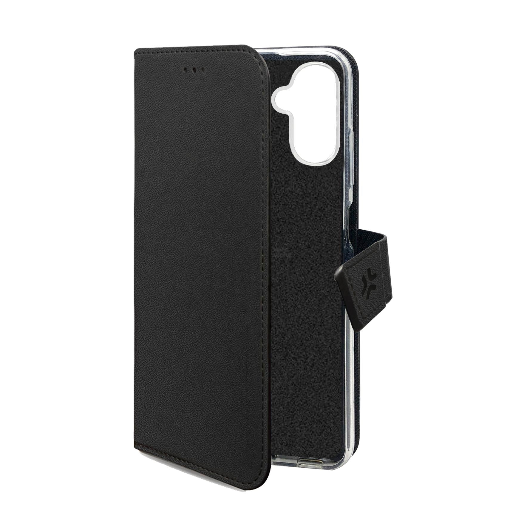 Celly Wally Bookcase for Samsung Galaxy A57 5G/ Galaxy A57 5G EE Black
