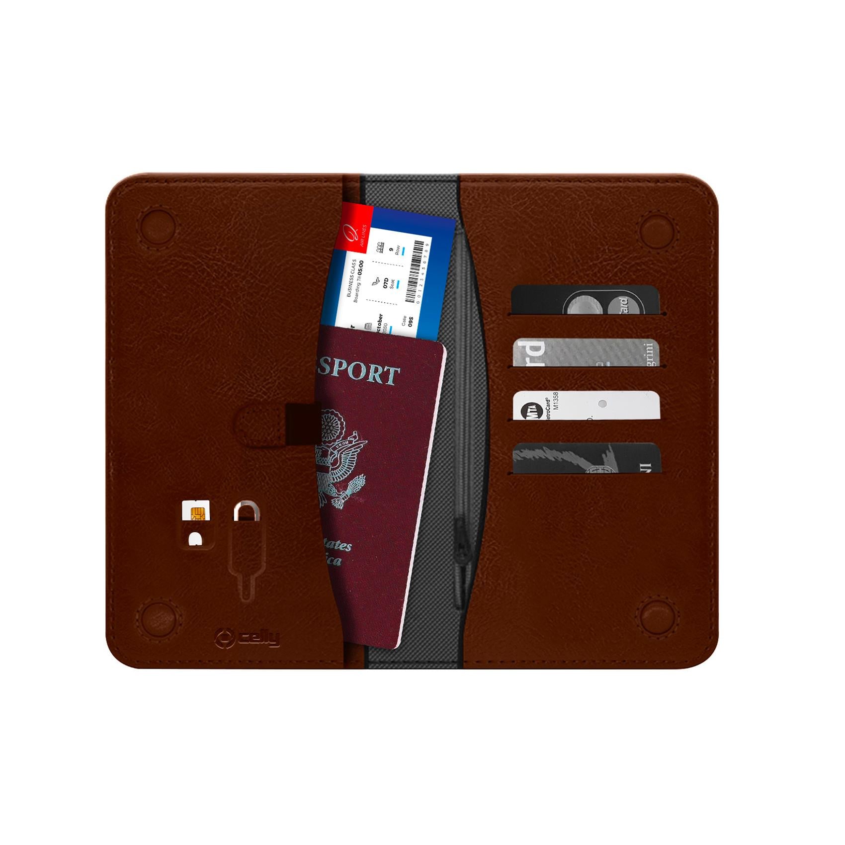 Celly DUOMO PASSPORT BROWN