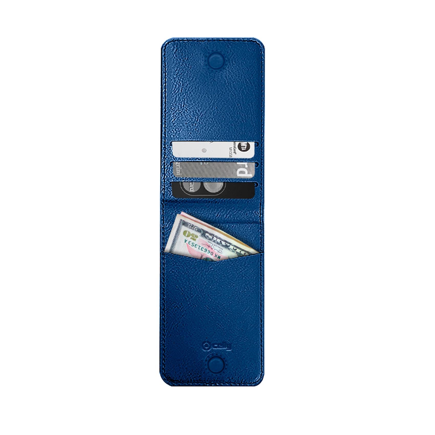 Celly DUOMO Universal Magnetic Card Holder BLUE