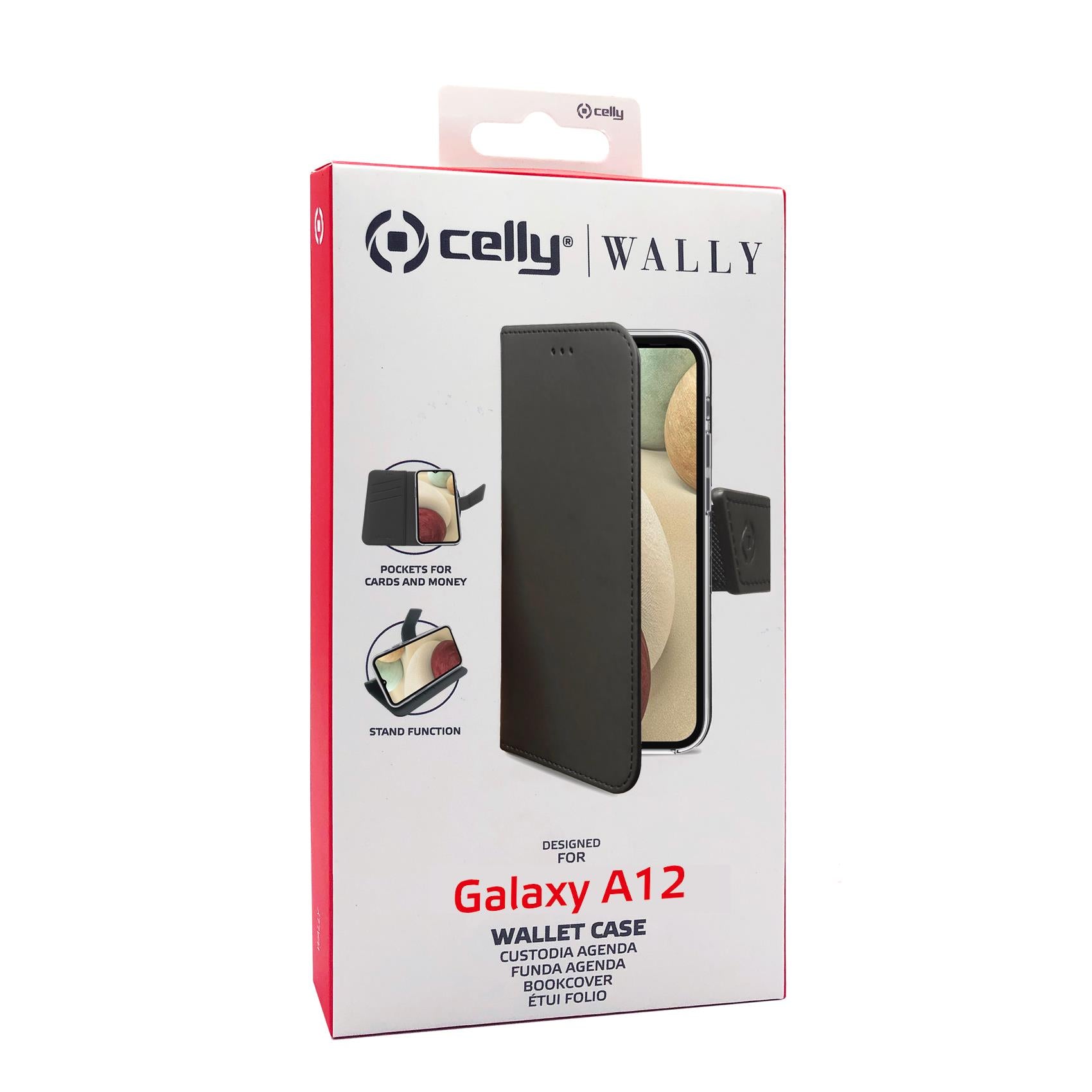 Celly WALLY CASE GALAXY A12 BLACK