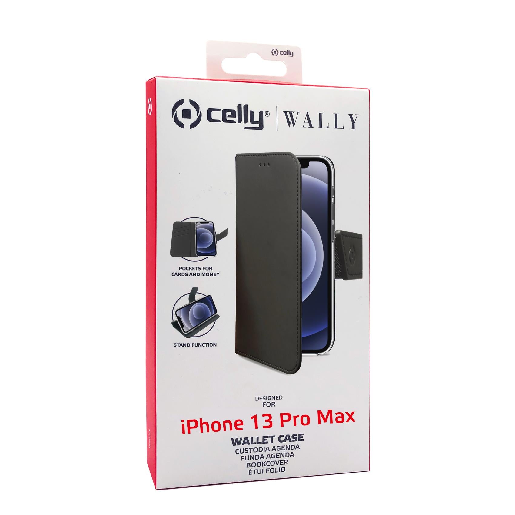 Celly WALLY CASE IPHONE 13 PRO MAX BLACK