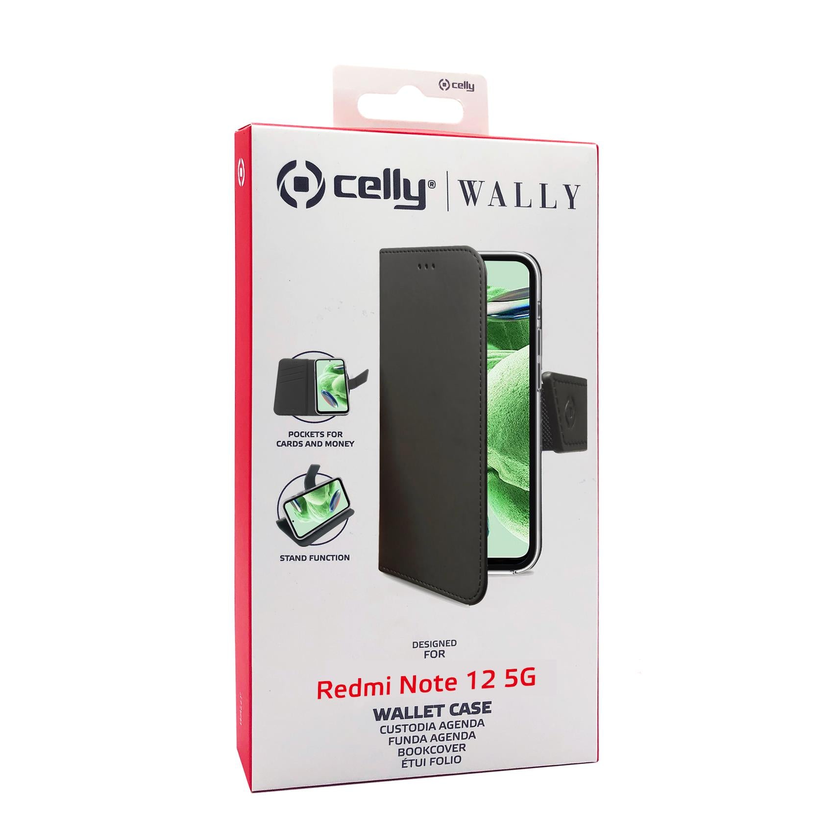 WALLY CASE REDMI NOTE 12 5G BLACK