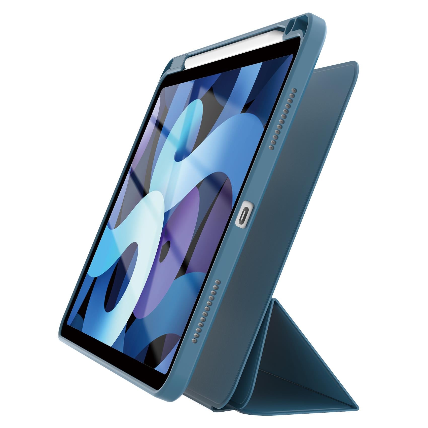 Celly BOOKMAG - Case with magnetic detachable cover for iPad 7/8/9 gen Blue