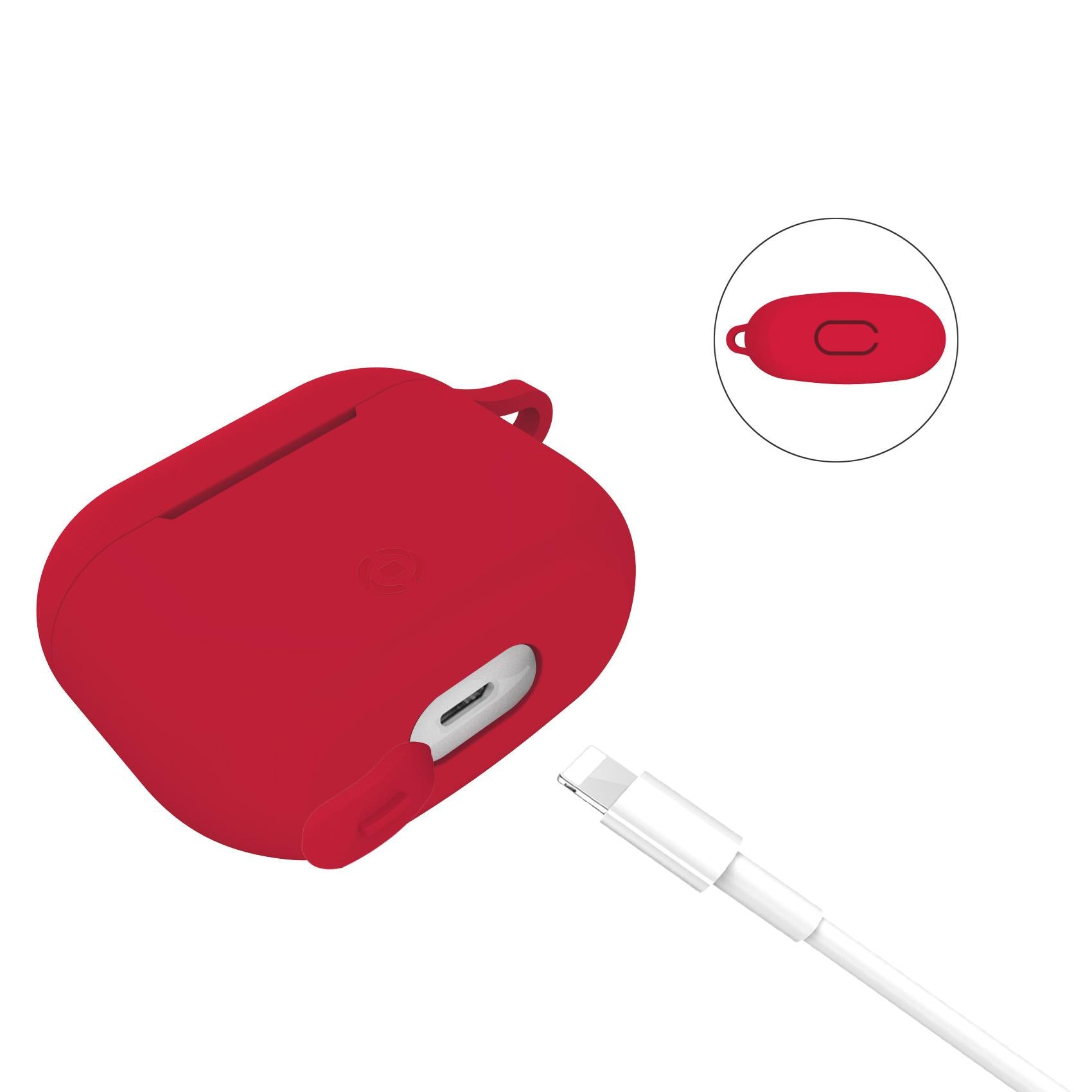 Celly AIRPODS 3 CASE RED