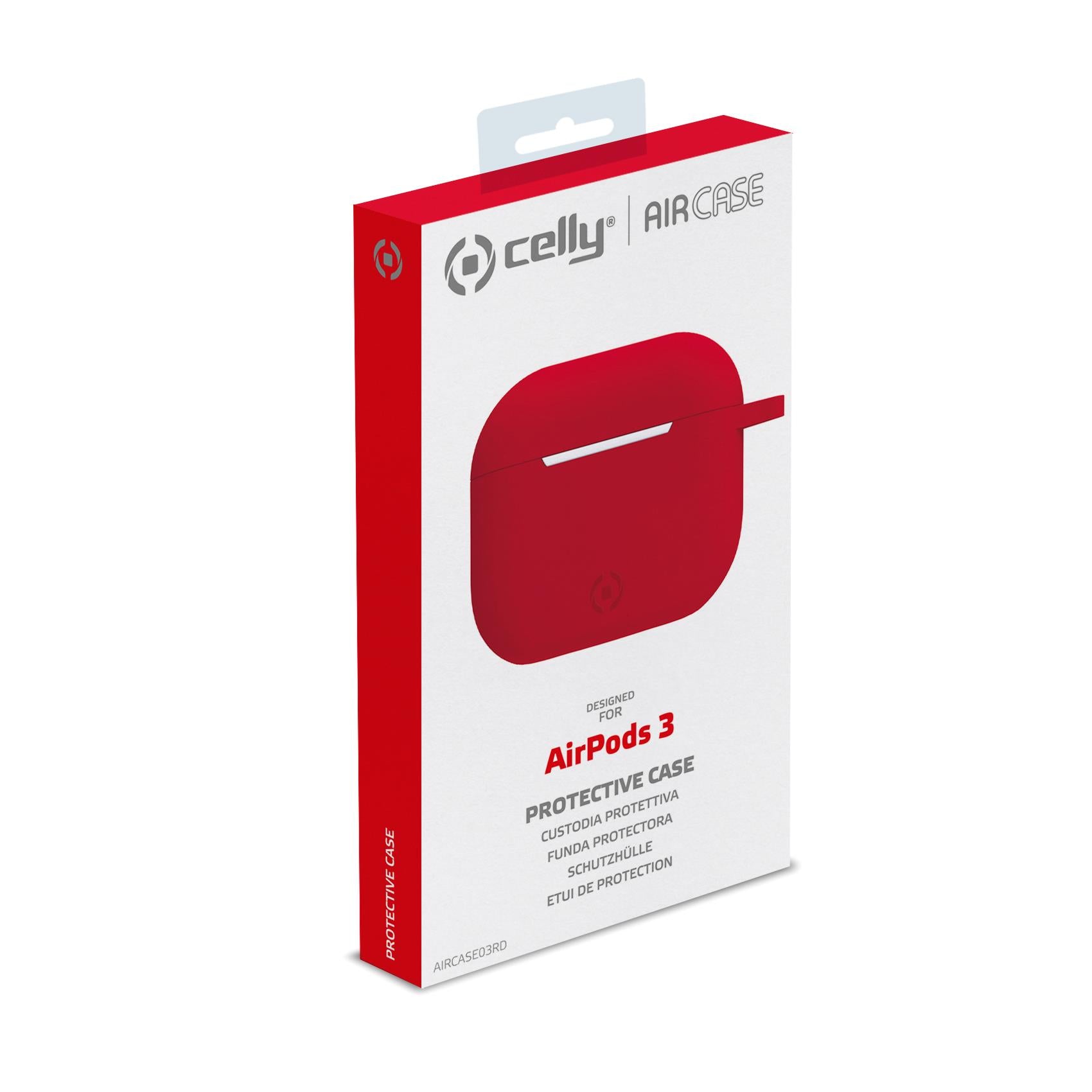 Celly AIRPODS 3 CASE RED