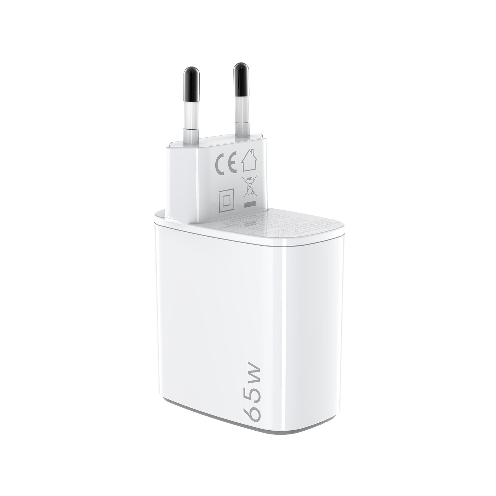 Celly UPTC1USBC65WCTC - 65W GaN Wall Charger + USB-C to USB-C cable