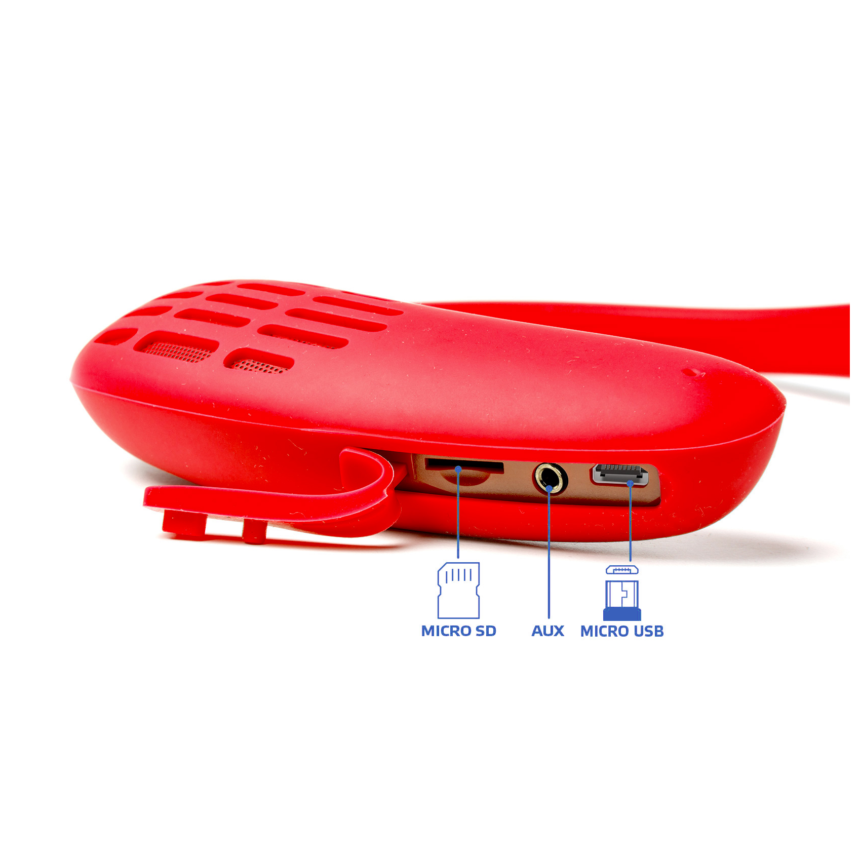 Celly BLUETOOTH NECK SPEAKER RED