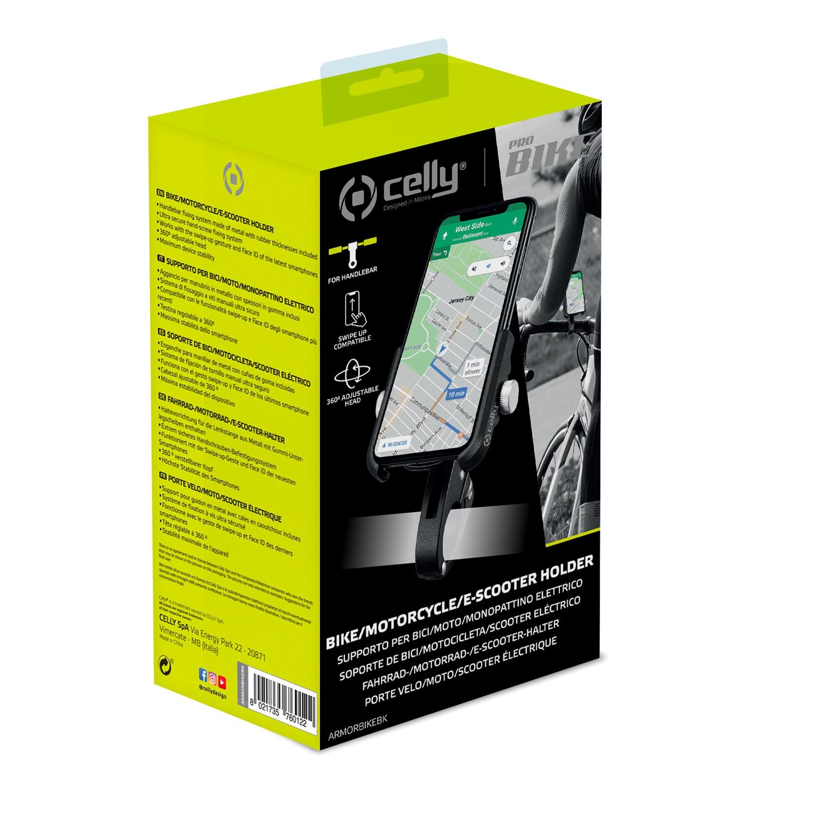 Celly ARMOR BIKE HOLDER BLACK