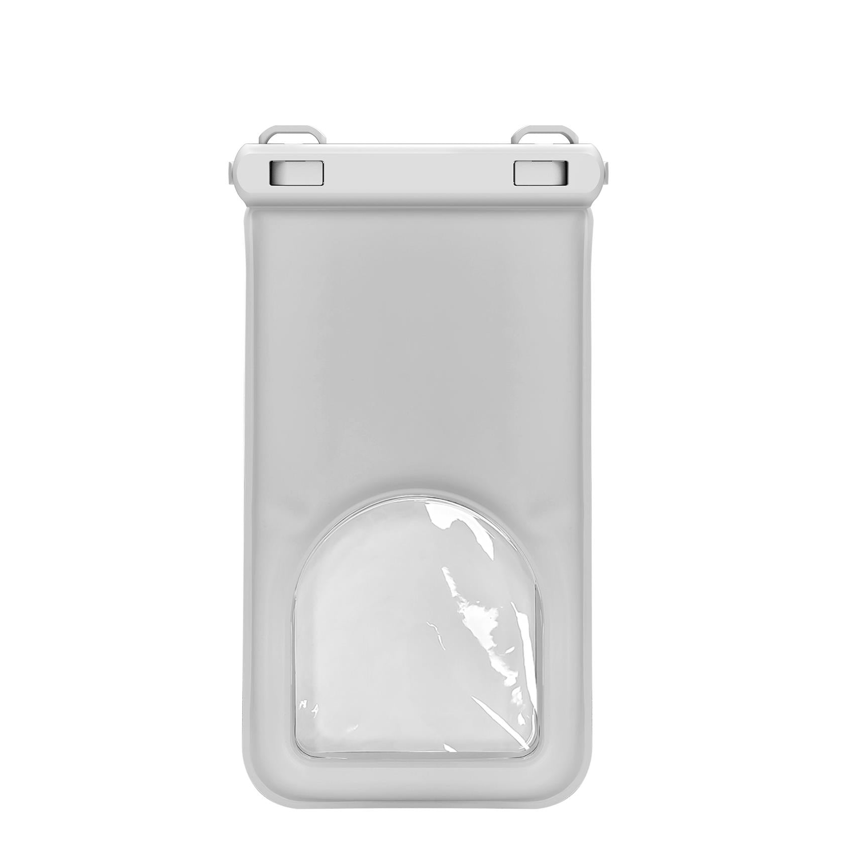 Celly SPLASHBAGFL - Floating Waterproof Case for Smartphones up to 7.2", Transparent Design, Airtight Seal, Integrated Neck Strap