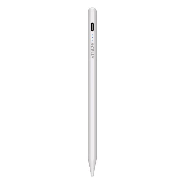 Celly SWUNIMAGICPEN - Universal Smart Touch Pen for All Touch Screens, LED Battery Indicators, Pen Holder Included