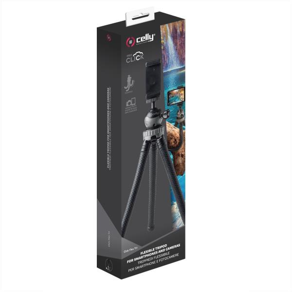 Celly FLEXIBLE Universale Tripod Black