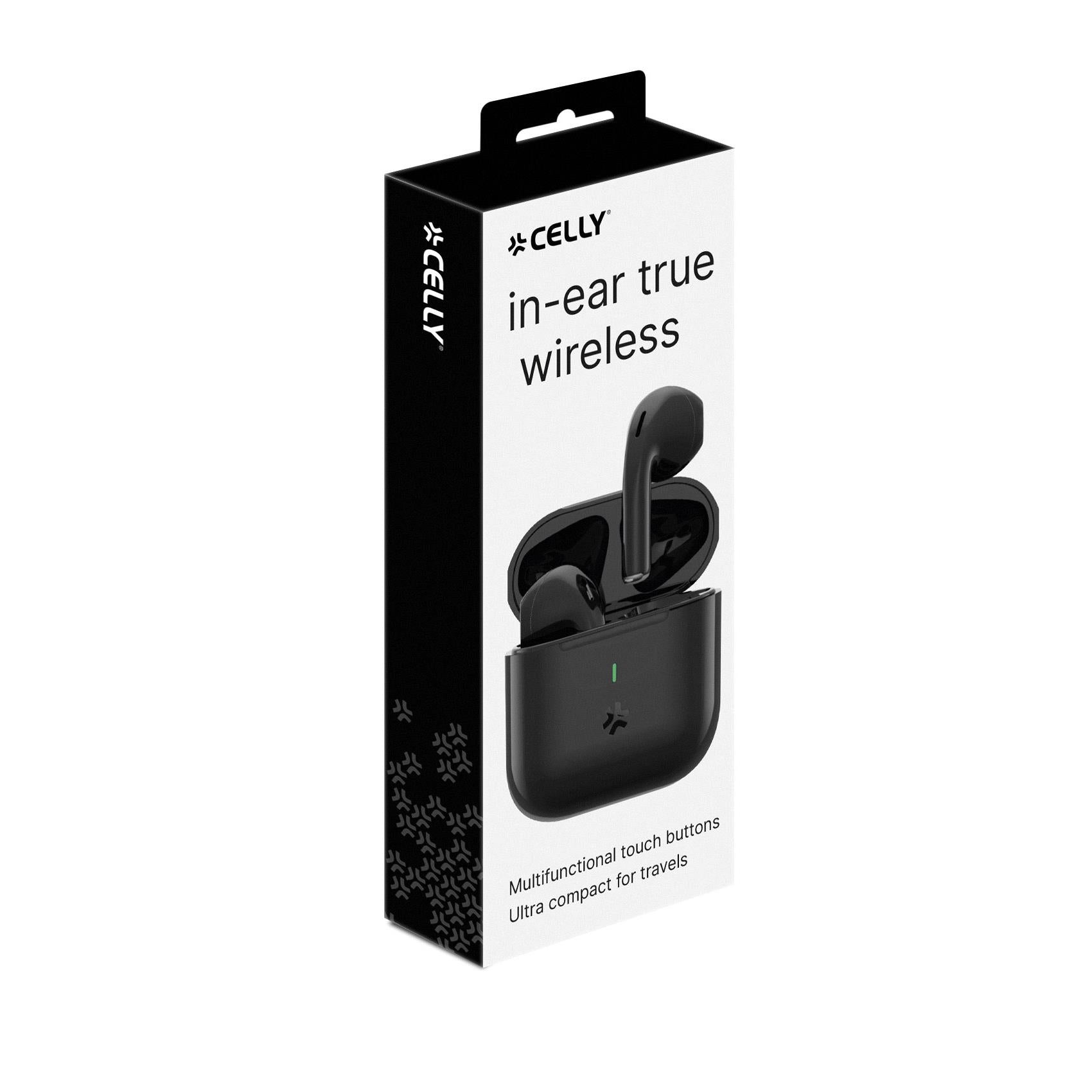 Celly COMPACTBK - True Wireless Earphones black