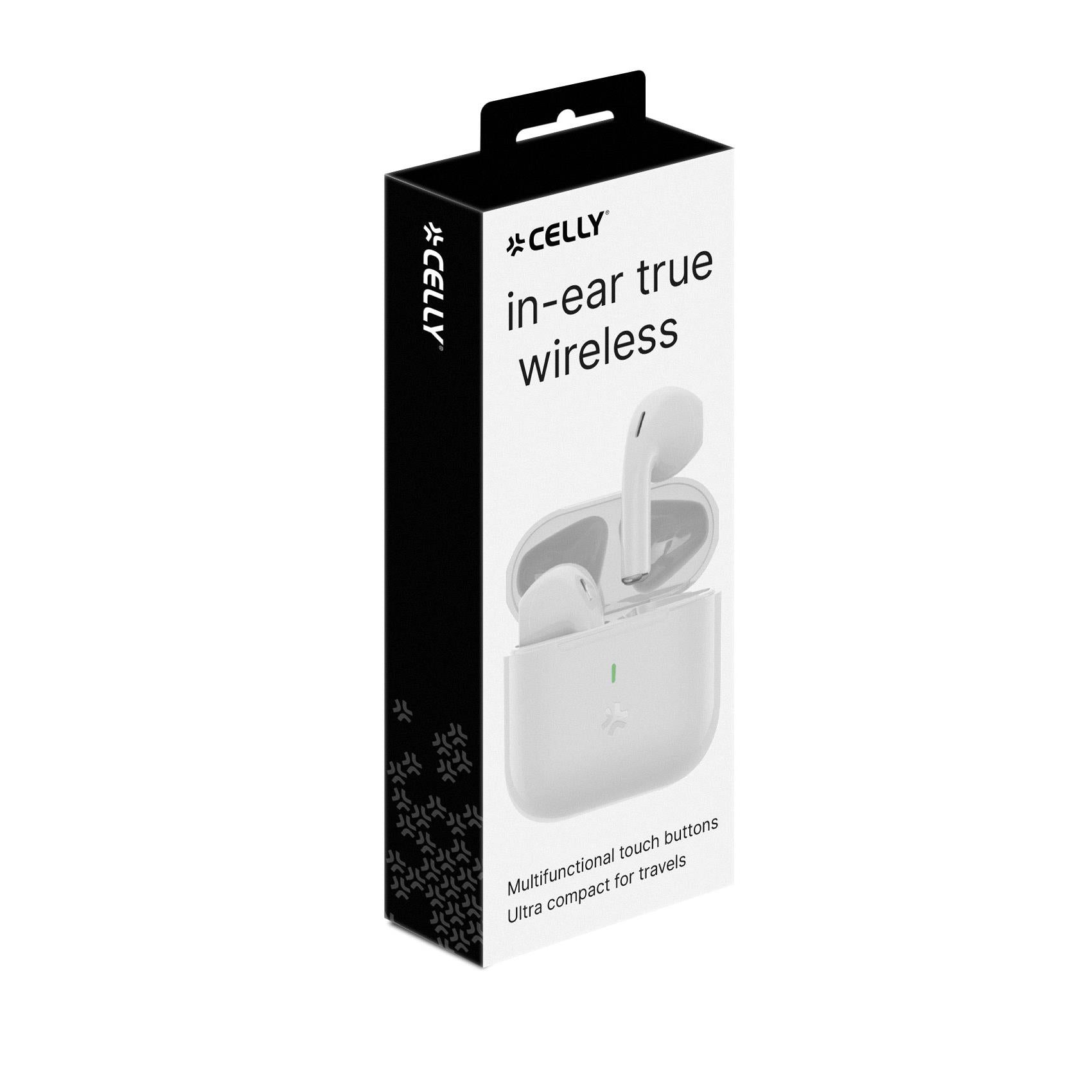 Celly COMPACTWH - True Wireless Earphones White