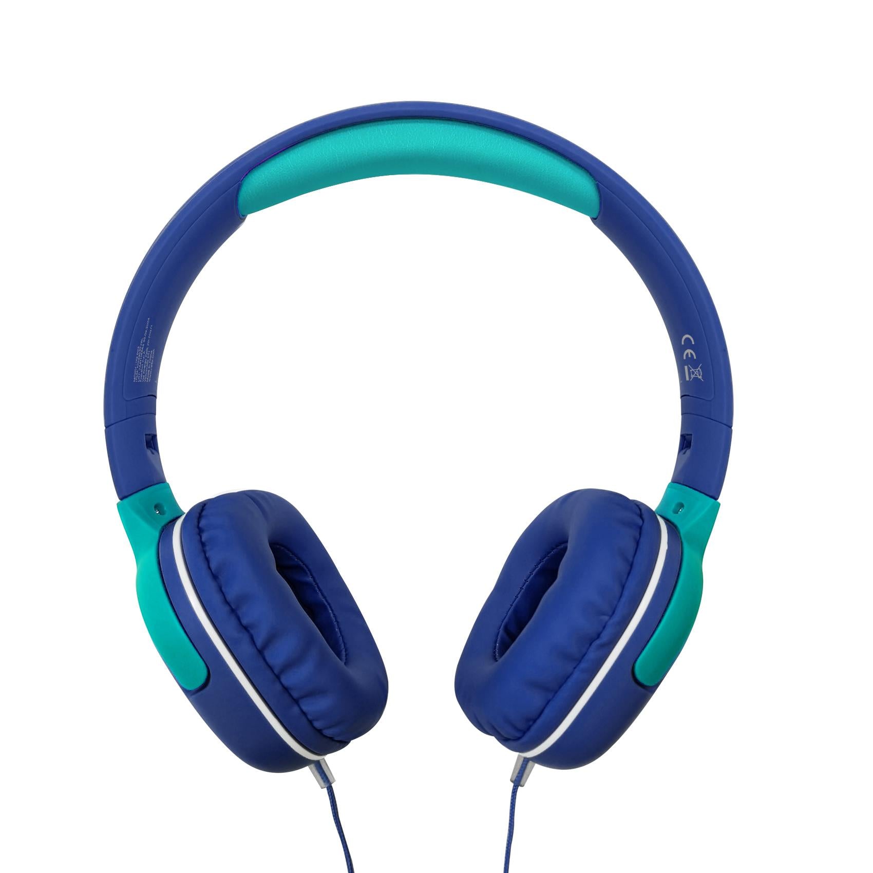 Celly KIDSBEAT2BL - Kids Stero Wired Headphones Blue