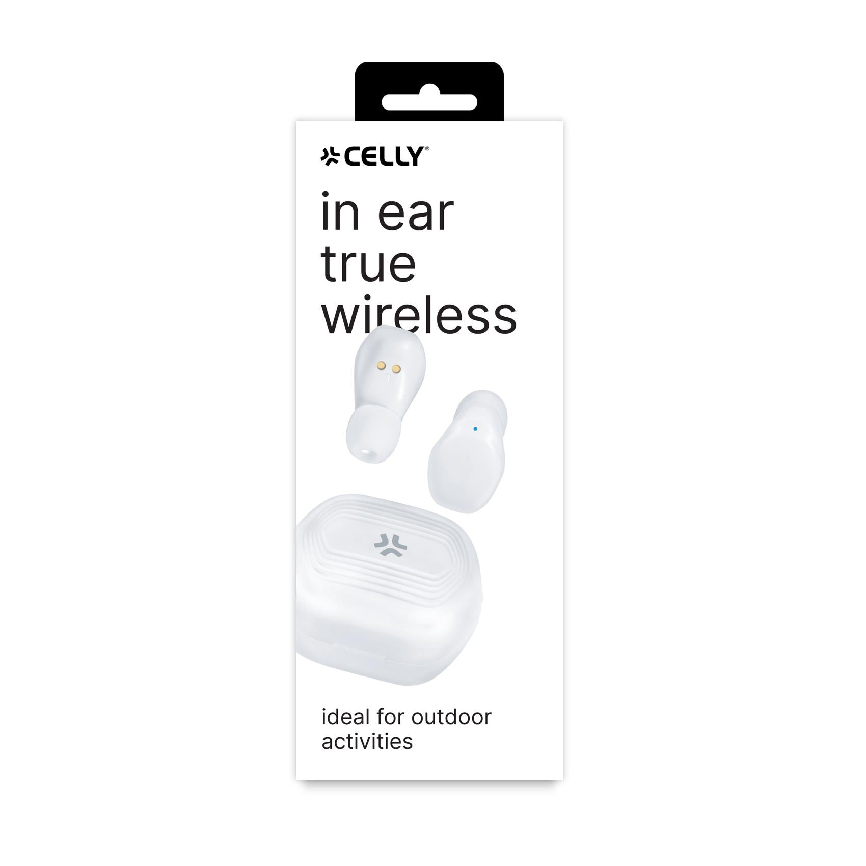 Celly TRUE WIRELESS EARBUDS FLIP WHITE