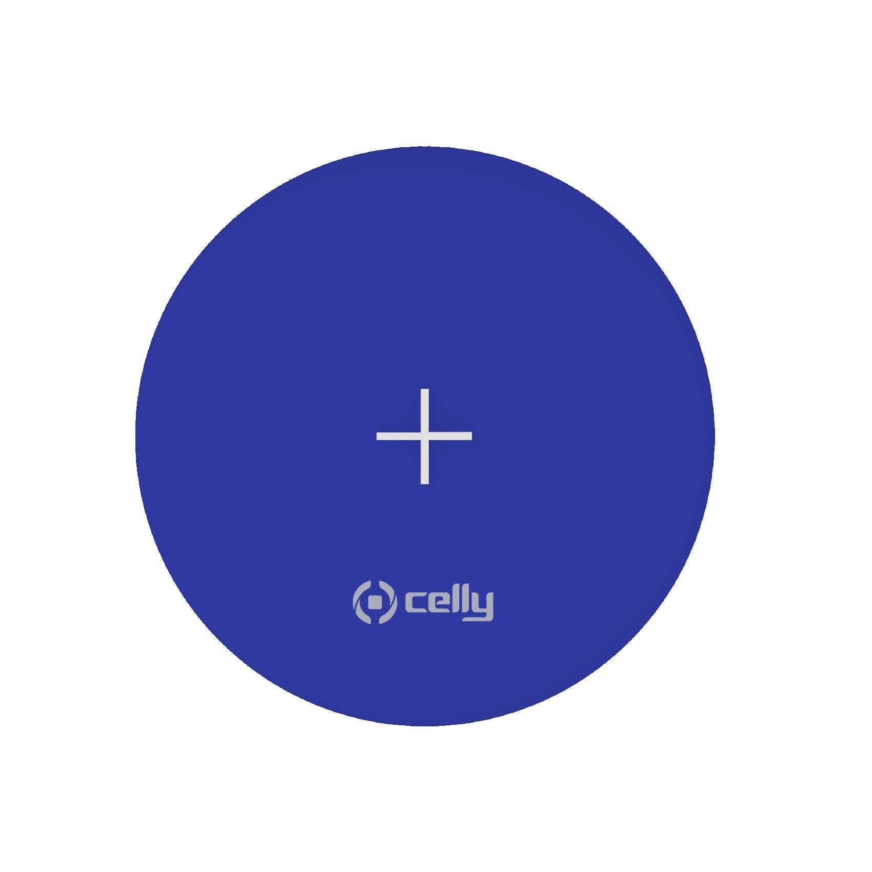 Celly WIRELESS CHARGER PAD 10W BLUE