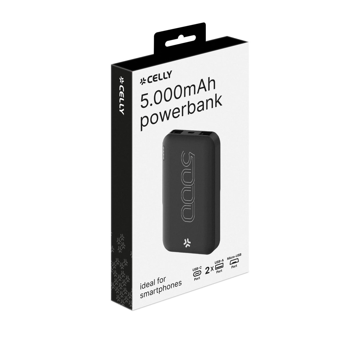Celly POWER BANK ENERGY 5000MAH BLACK
