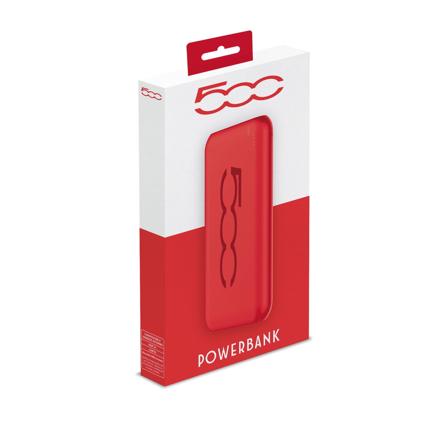 Celly 500 Power Bank 10000 Mah red