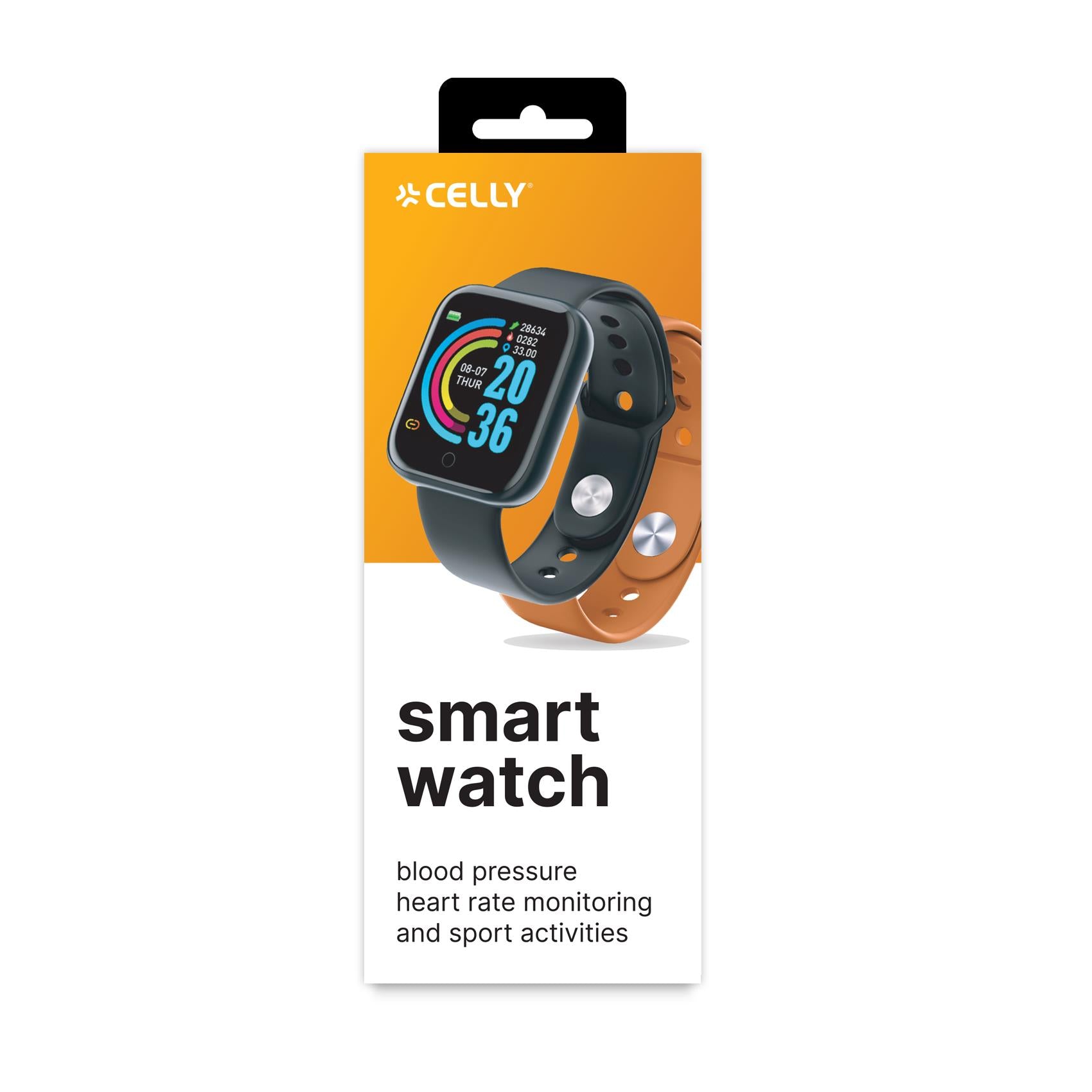 Celly TRAINERBEAT - Smartwatch Orange