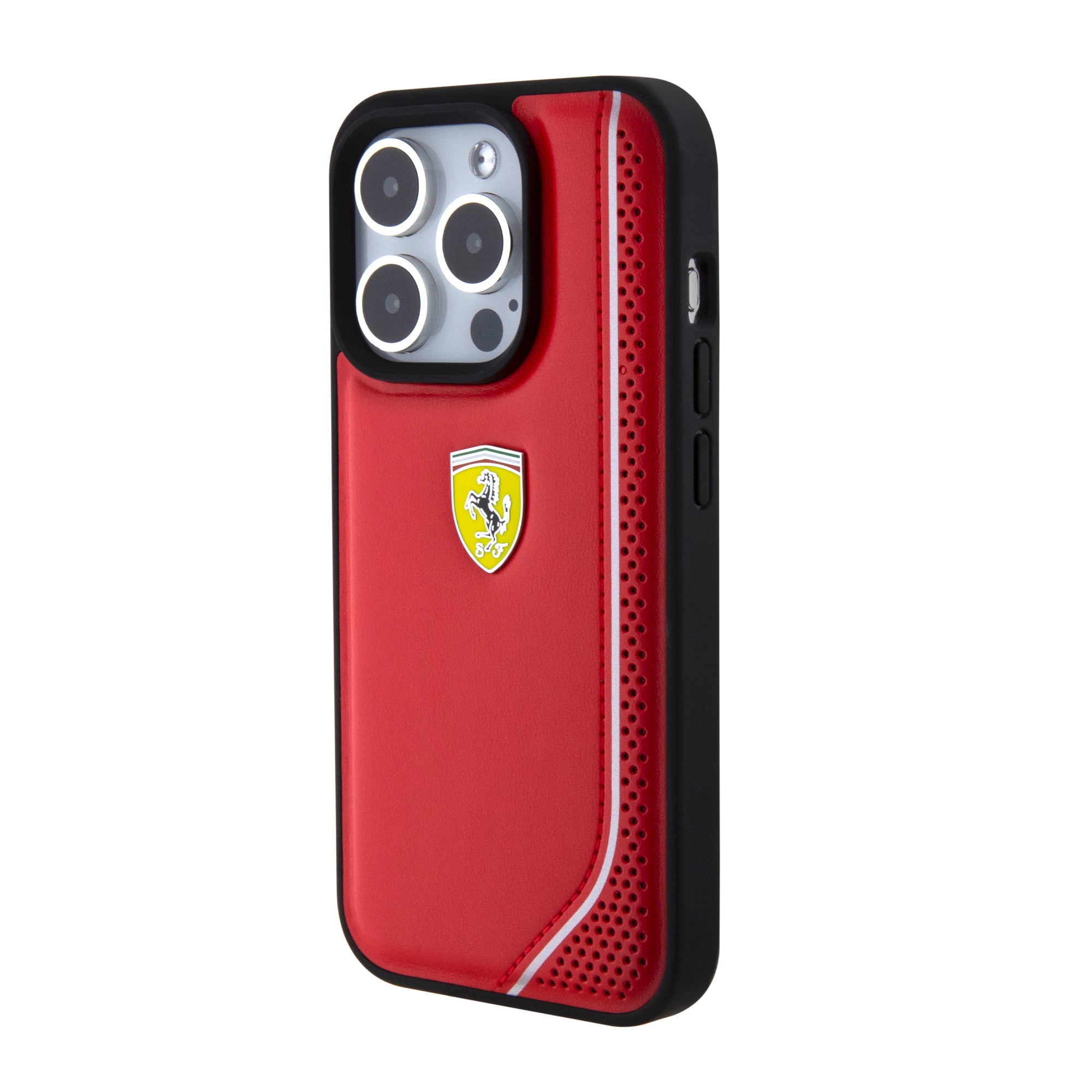 FERRARI Hradcase PU REFLECTIVE RED iPhone 15 PRO