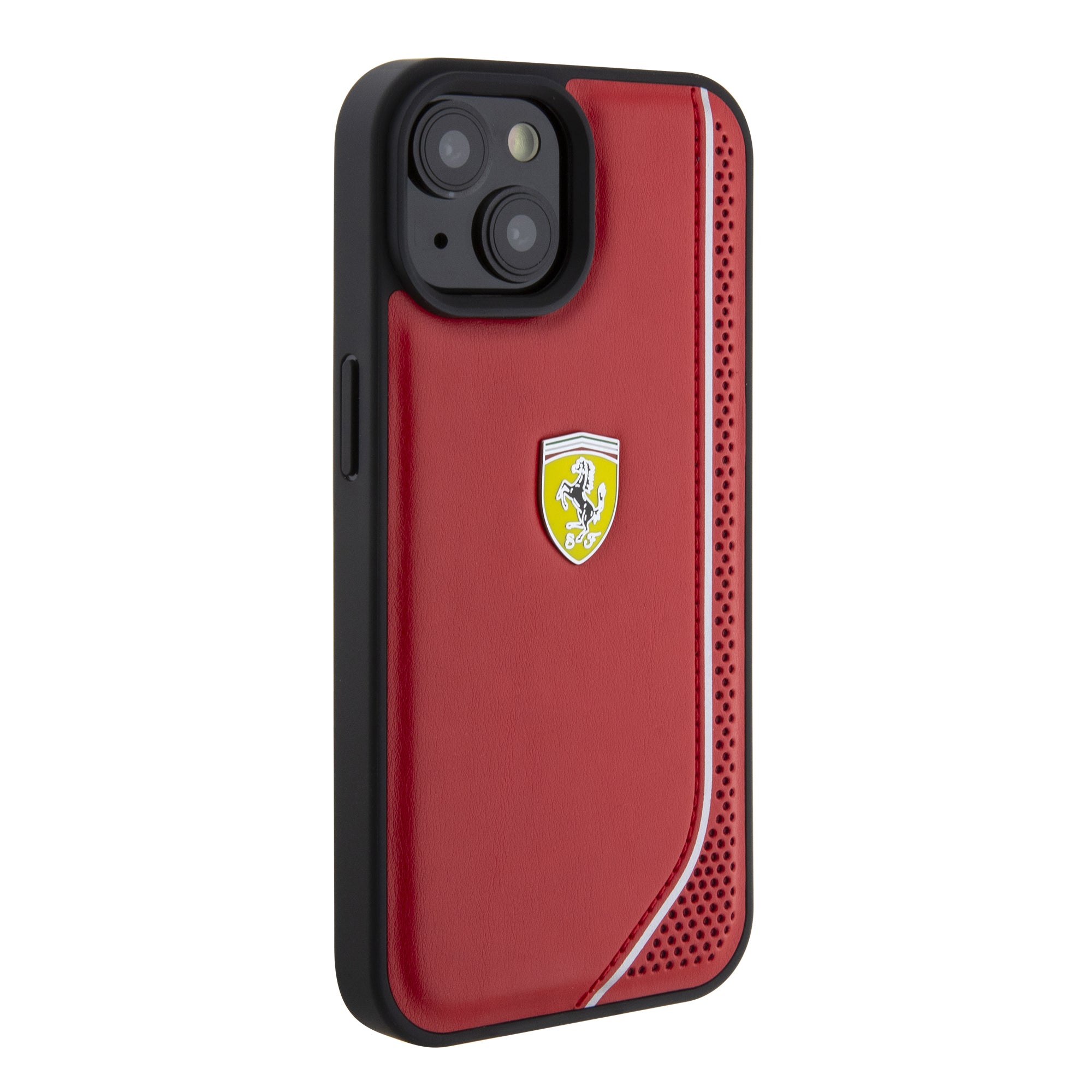 FERRARI Hardcase PU REFLECTIVE RED iPhone 15 / 14/ 13