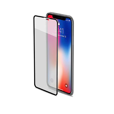 Celly FULL GLASS IPHONE XS/X BLACK