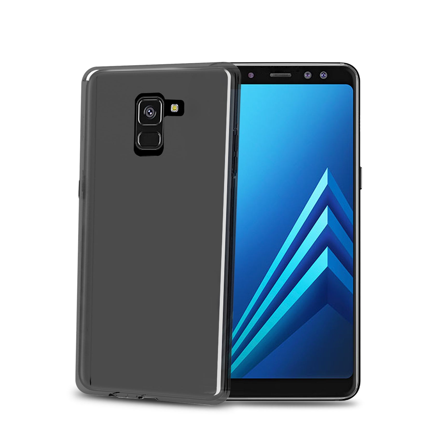 Celly GELSKIN705BK TPU cover Galaxy A8 2018 Black