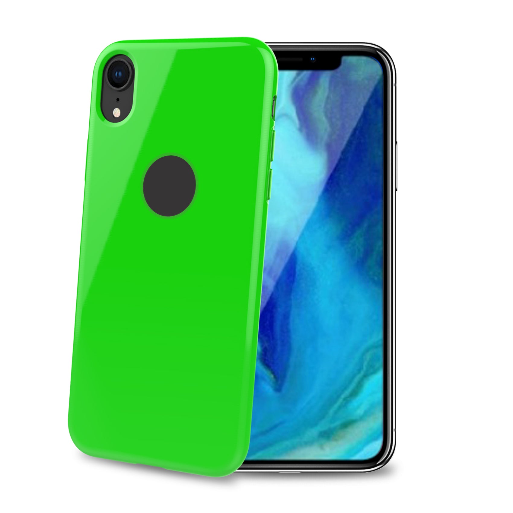 TPU COVER IPHONE XR LIME GREEN