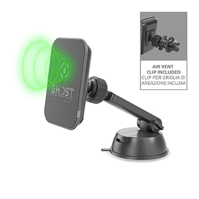 WIRELESS MAGNETIC CAR HOLDER BLACK