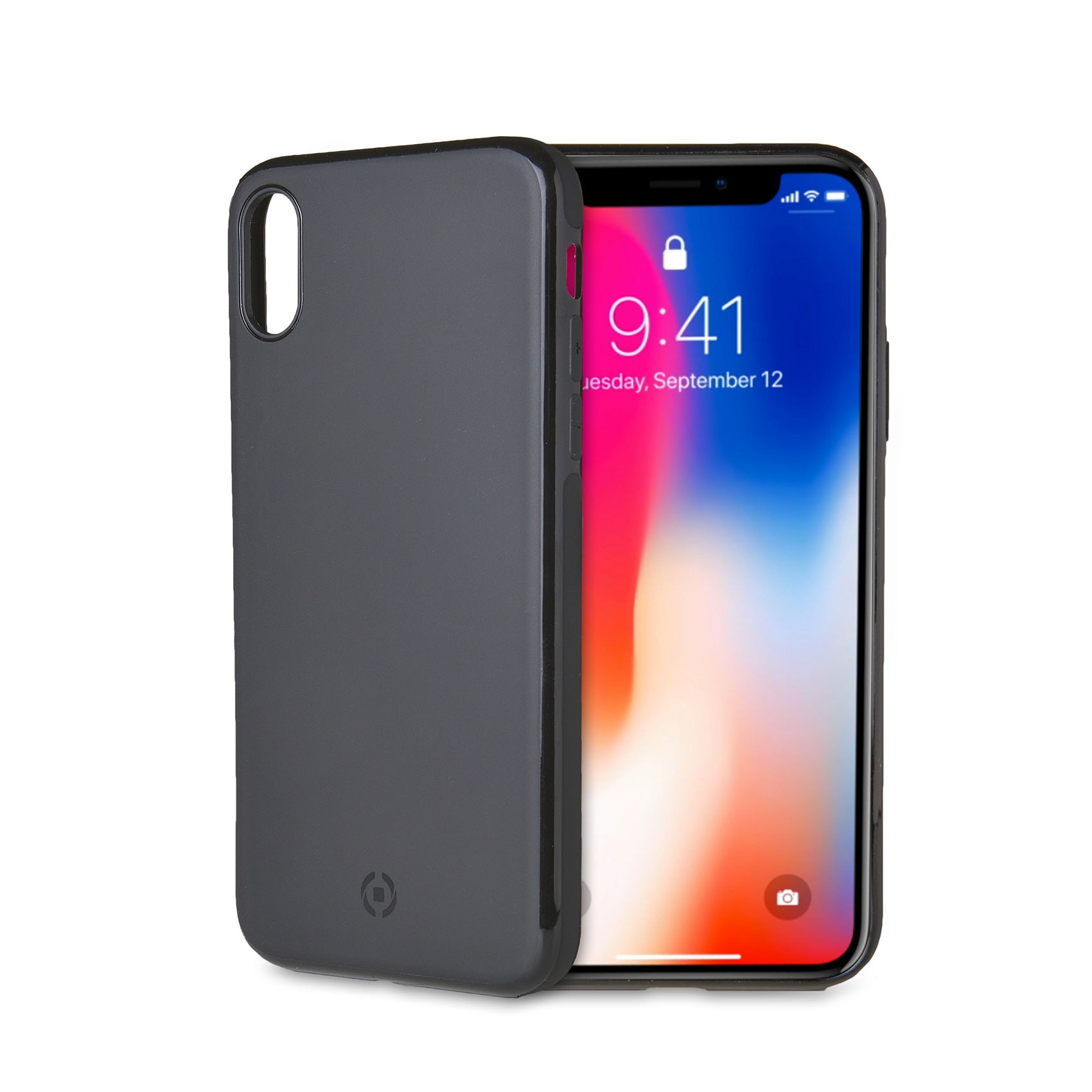 Celly GHOST SKIN IPHONE XS/X BLACK