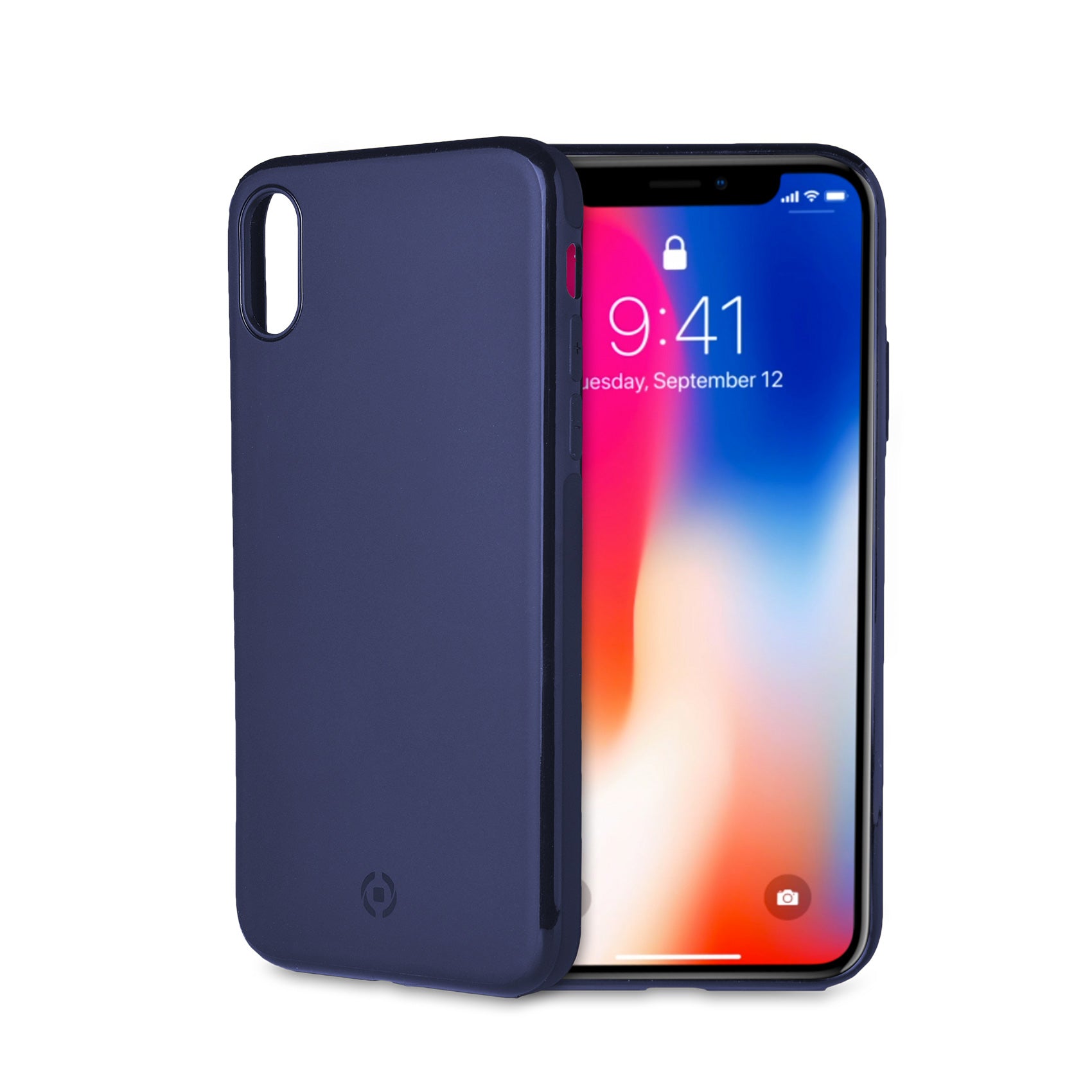 Celly GHOST SKIN IPHONE XS/X BLUE