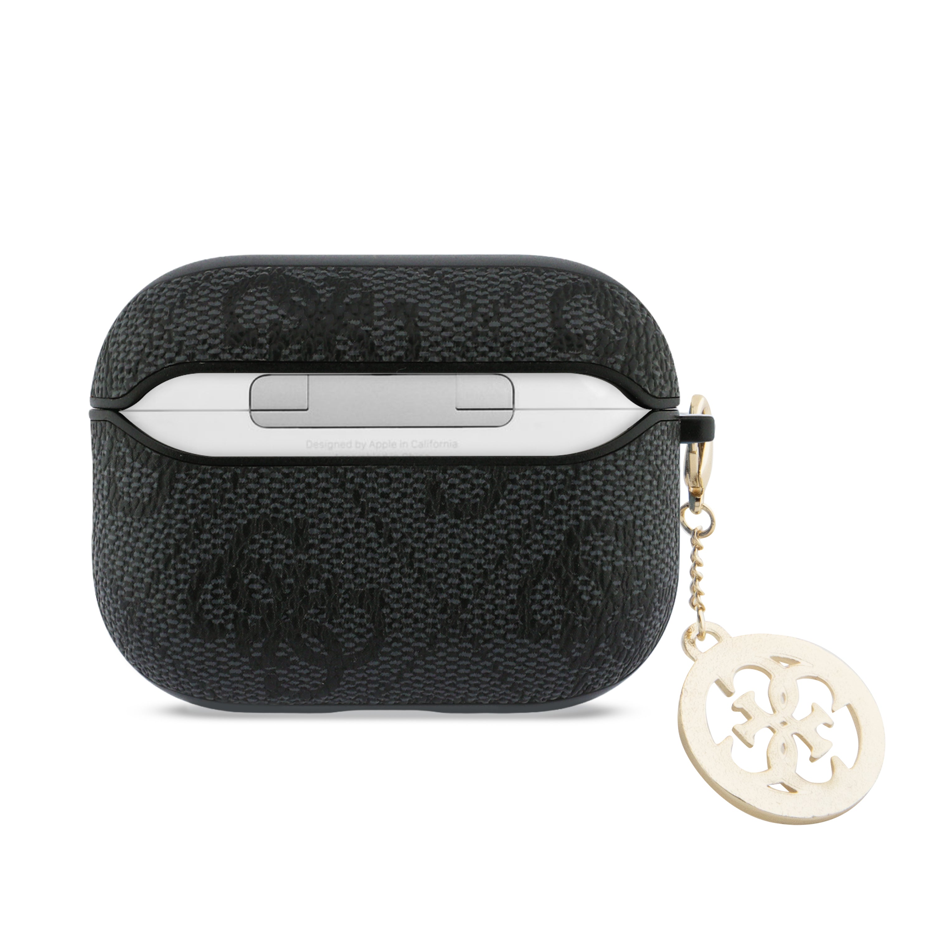 Guess Airpods Pro 3 PU 4G W/ Strass Charm Black