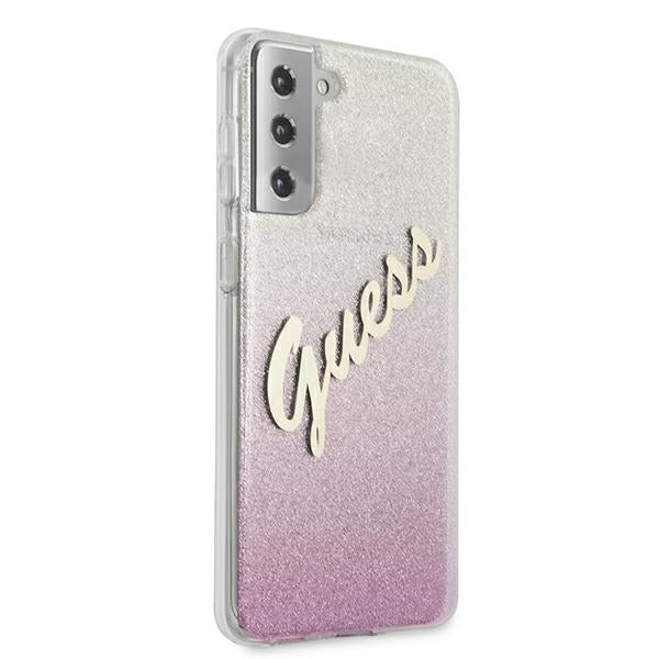 Guess GUHCS21MPCUGLSPI S21+ G996 Black hardcase Glitter Gradient Script