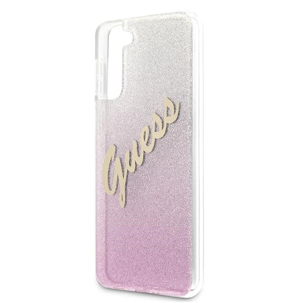 Guess GUHCS21MPCUGLSPI S21+ G996 Black hardcase Glitter Gradient Script