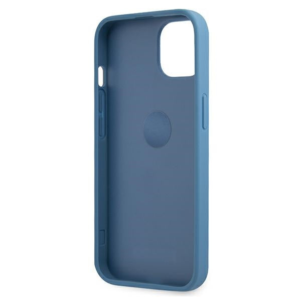 Guess GUHCP13S4GMRBL iPhone 13 mini blue hardcase 4G with ring stand