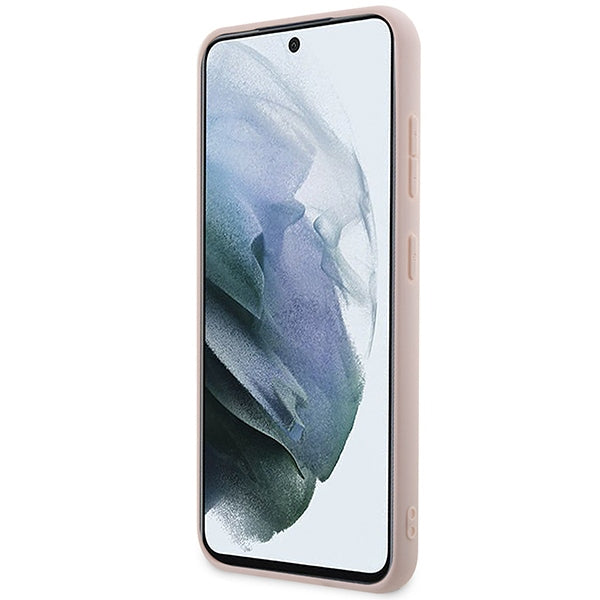 Guess GUHCS23S4GMGPI S23 S911 pink hardcase 4G Big Metal Logo