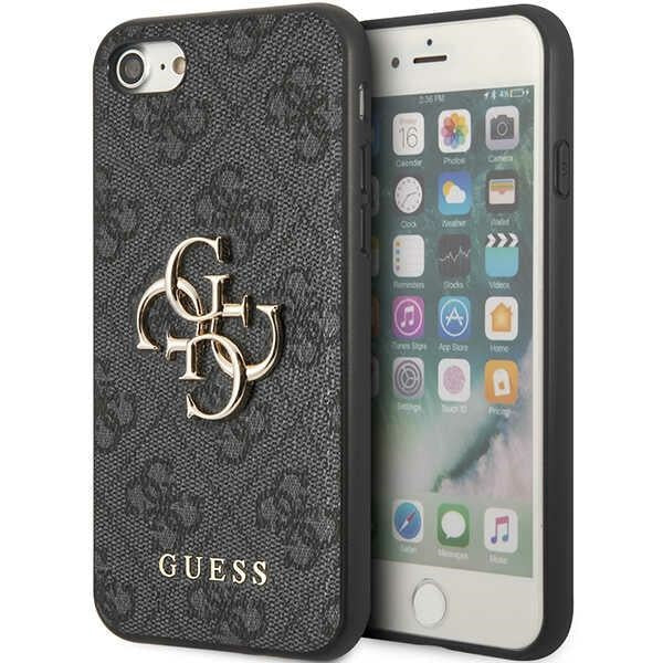 Guess GUHCI84GMGGR iPhone 7/8/SE 2020 / SE 2022 grey hardcase 4G Big Metal Logo