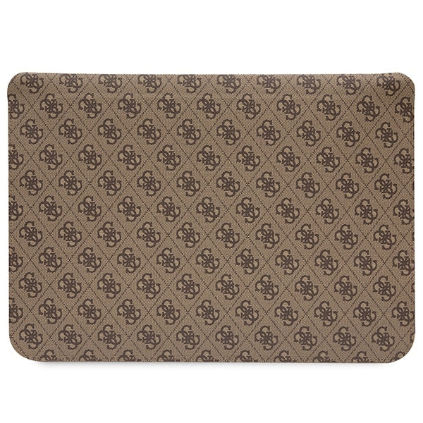 Guess Sleeve GUCS16P4RPSW for MacBook 16" brown 4G Printed Stripes