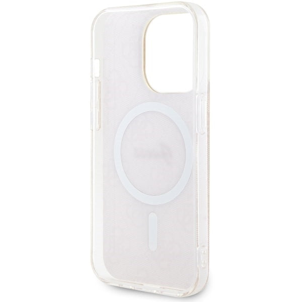 Guess GUHMP14LH4STP iPhone 14 Pro pink hardcase 4G MagSafe