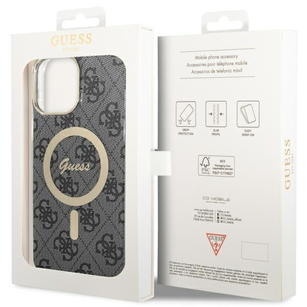 Guess GUHMP13XH4STK iPhone 13 Pro Max hardcase 4G MagSafe Grey