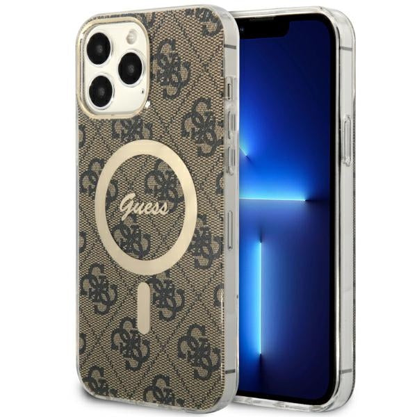 Guess GUHMP13XH4STW iPhone 13 Pro Max /brown hardcase 4G MagSafe