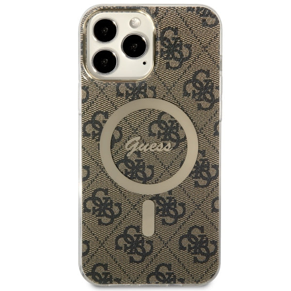 Guess GUHMP13XH4STW iPhone 13 Pro Max /brown hardcase 4G MagSafe