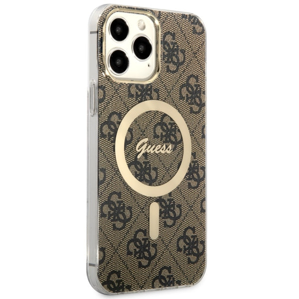 Guess GUHMP13XH4STW iPhone 13 Pro Max /brown hardcase 4G MagSafe