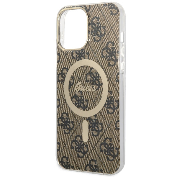 Guess GUHMP13XH4STW iPhone 13 Pro Max /brown hardcase 4G MagSafe