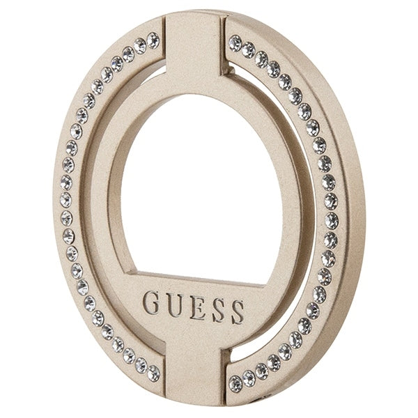 Guess MagSafe Ring stand GUMRSALDGD gold Rhinestone