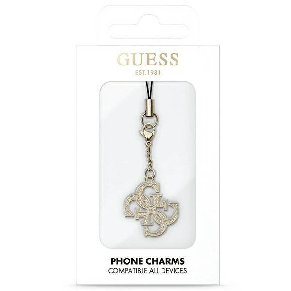 Guess case hanger GUCPM4DRD Phone Strap 4G Glitter Charm