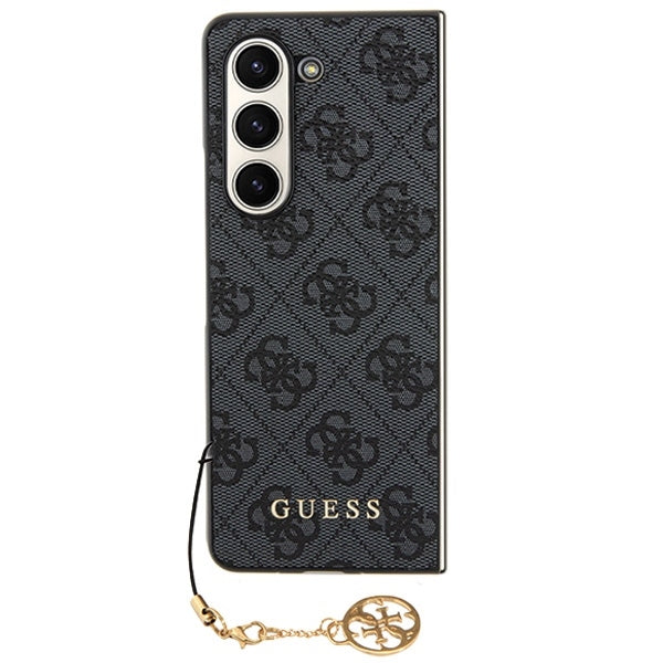 Guess GUHCZFD5GF4GGR F946 Z Fold5 grey hardcase 4G Charms Collection