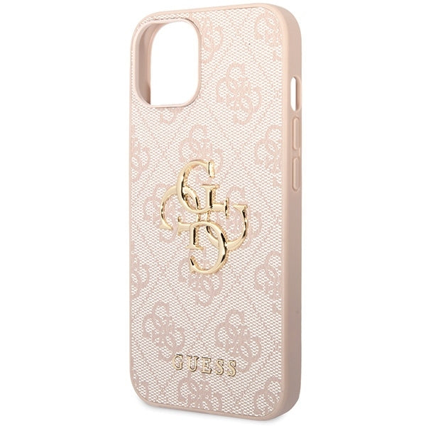 Guess GUHCP15S4GMGPI iPhone 15 / 14 / 13 Pink hardcase 4G Big Metal Logo