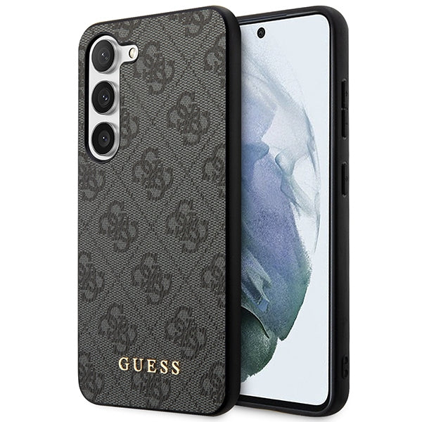 Guess GUHCS24MG4GFGR S24+ S926 Black hardcase 4G Metal Gold Logo