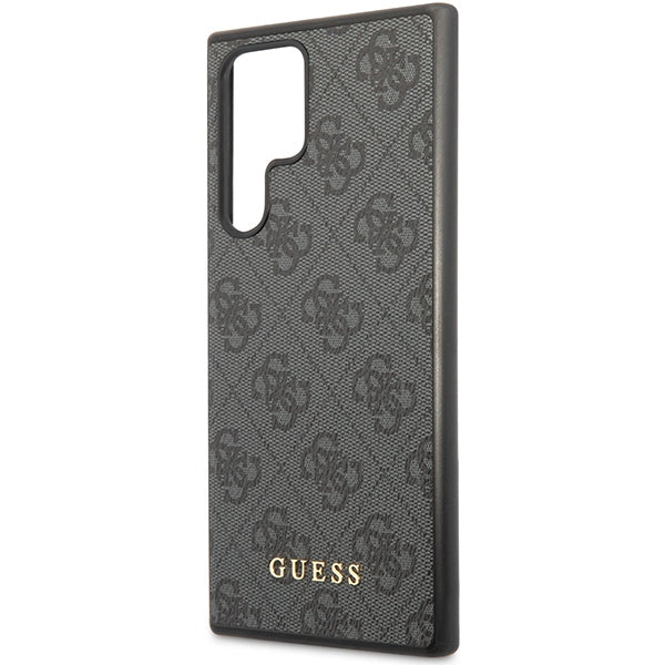 Guess GUHCS24LG4GFGR S24 Ultra S928 black hardcase 4G Metal Gold Logo